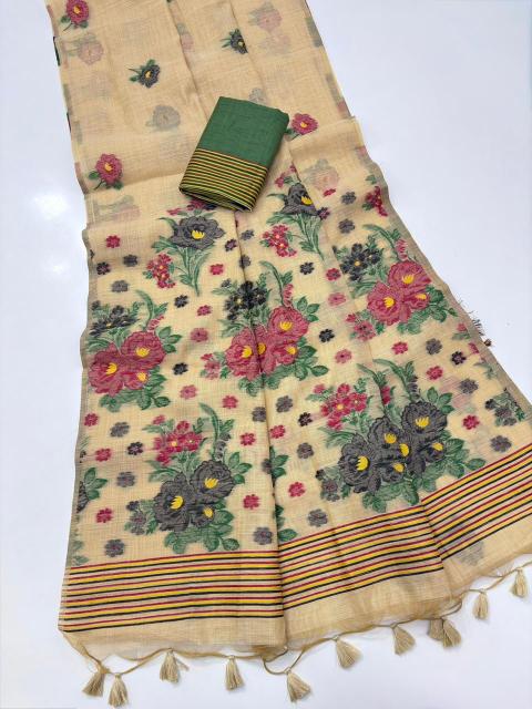 Akshara muga cotton online saree at low price